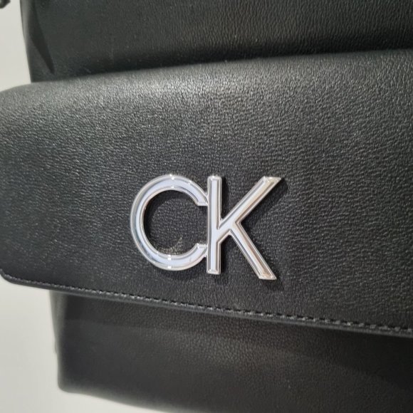 **SOLD** Calvin Klein Faux Leather Women's Small Back Pack - Picture 2 of 5